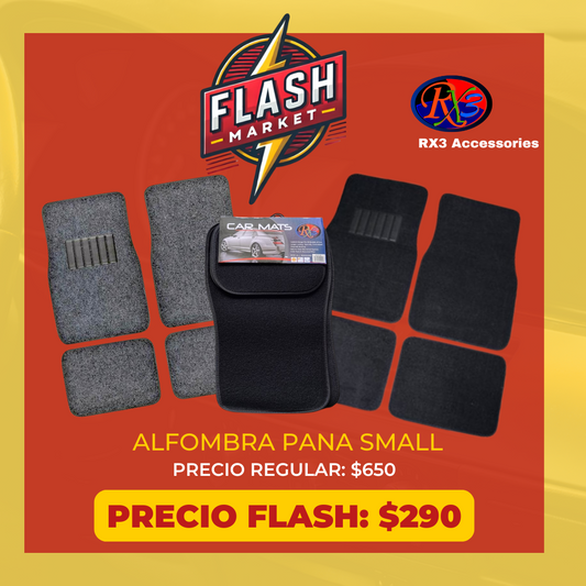 Alfombra Pana Small para Carro – RX3 Accessories
