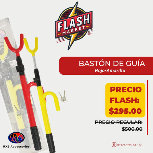 Bastón de Seguridad para Carro – RX3 Accessories (Rojo)