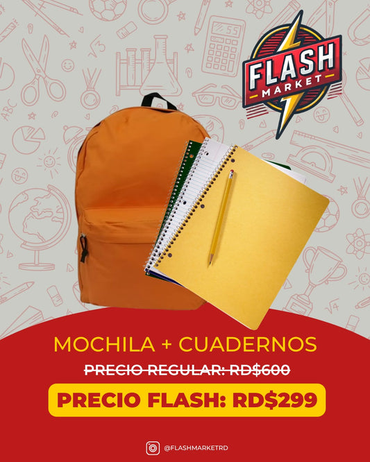 Combo Mochila + Cuadernos – Regreso a Clases Inteligente